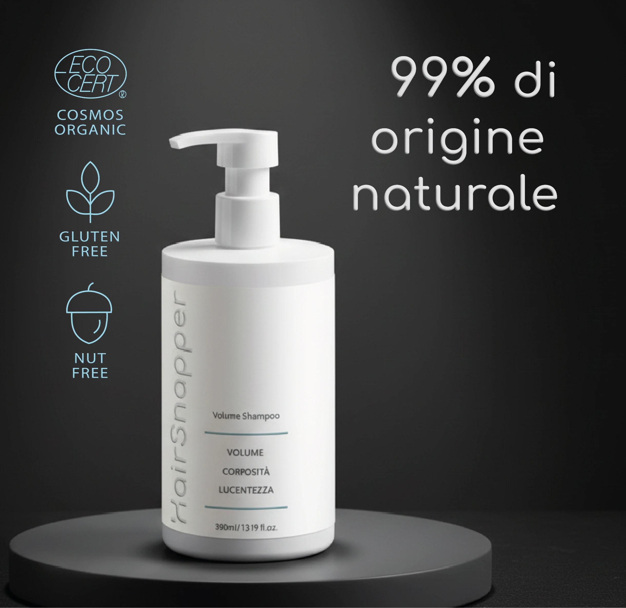 HairSnapper Volume Shampoo | Shampoo volumizzante