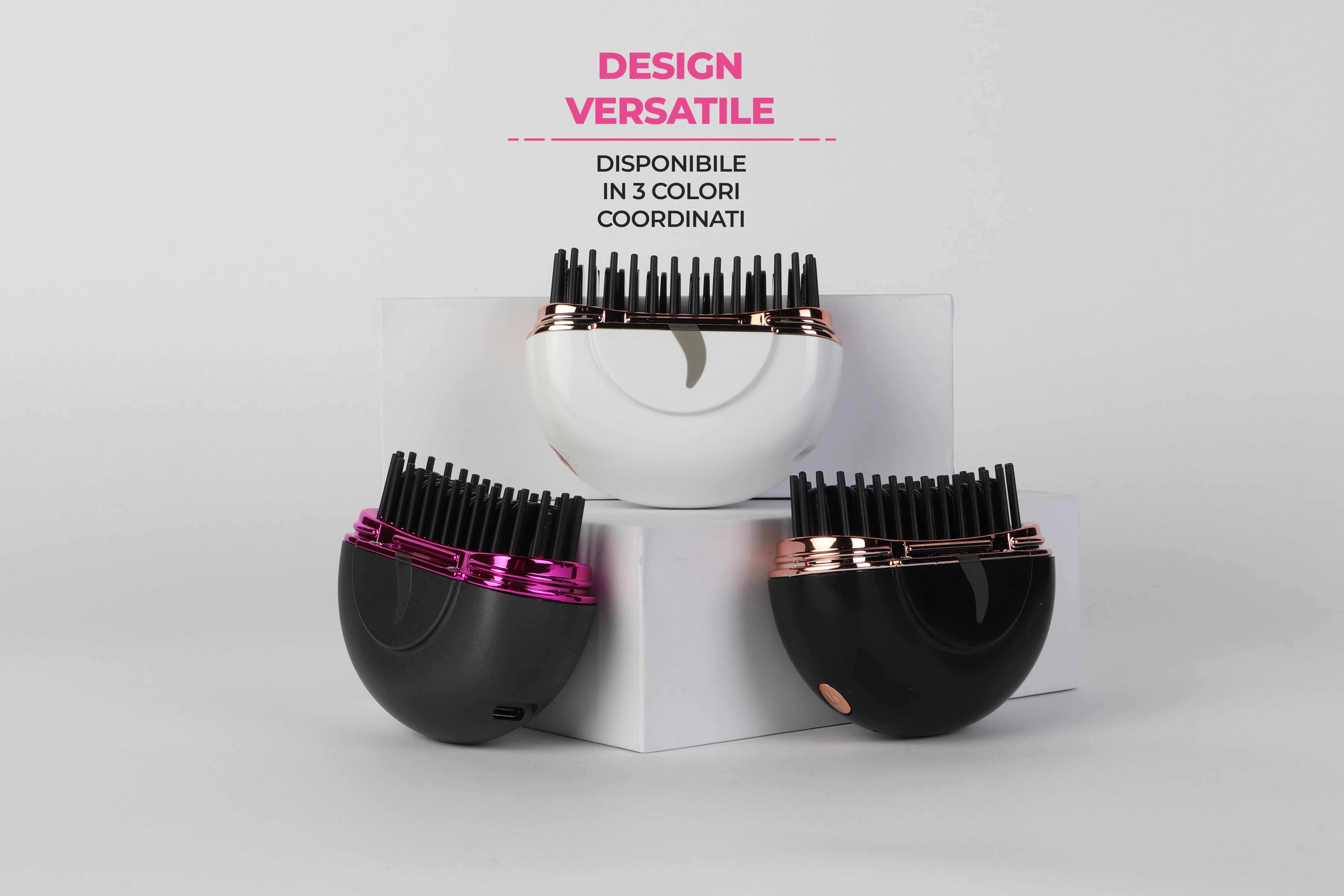 HairSnapper Brush - Spazzola 2 in 1  Lisciante Senza Fili