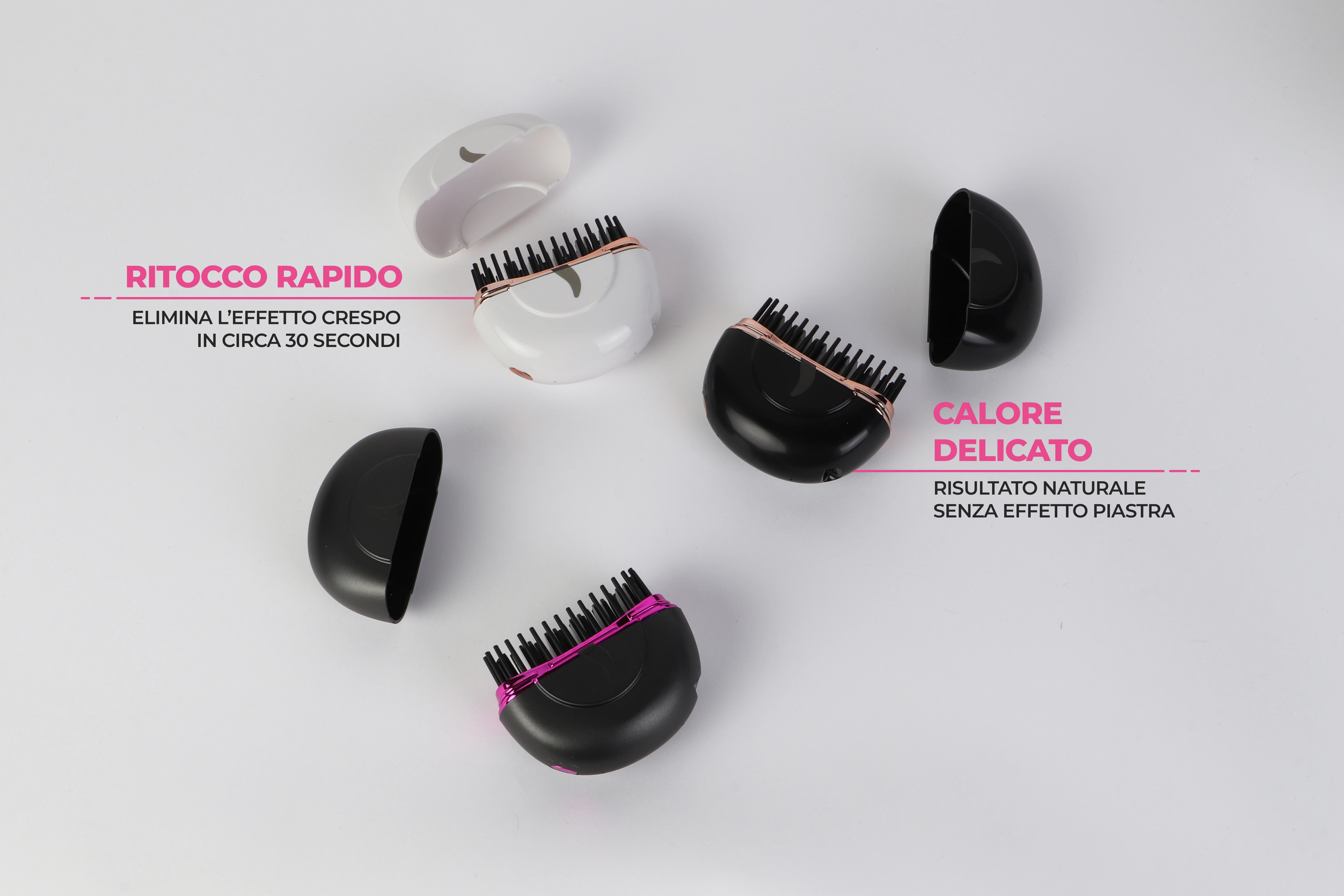 HairSnapper Brush - Spazzola 2 in 1  Lisciante Senza Fili