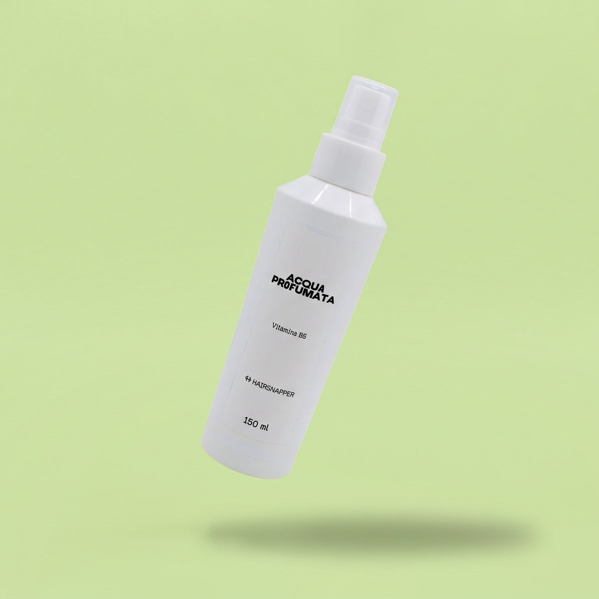 HairSnapper Acqua Profumata 150 ml sospesa su fondo pistacchio