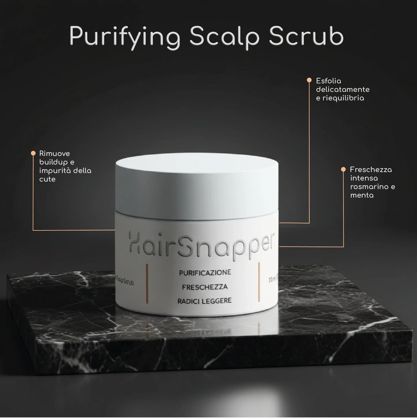 HairSnapper Purifying Scalp Scrub | Scrub cute purificante